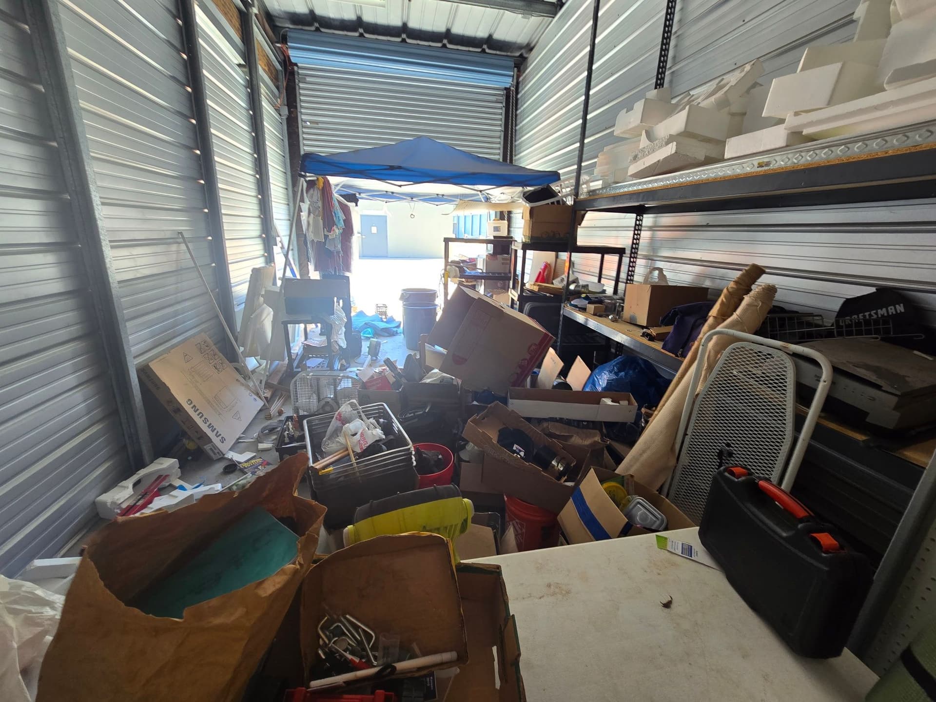 Poway Storage Unit Transformation by SD Strong Hauling image